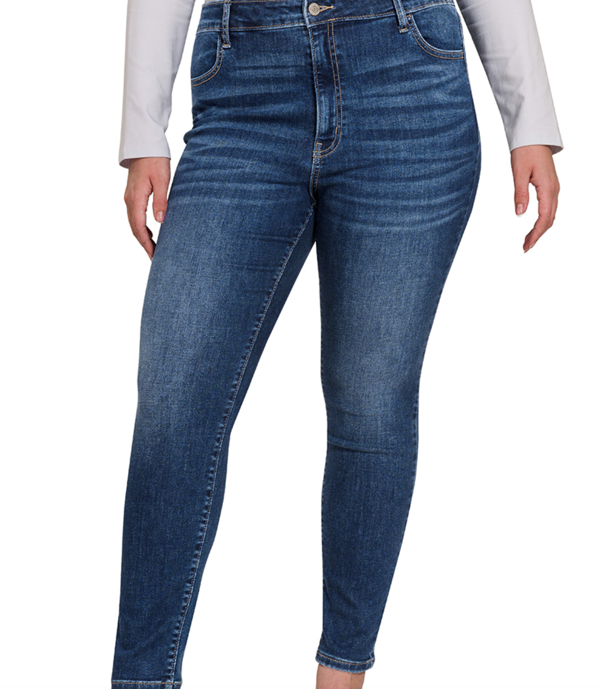 ZENANA DENIM SKINNY JEANS