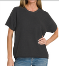 The Effortless Edge Sweater Tee