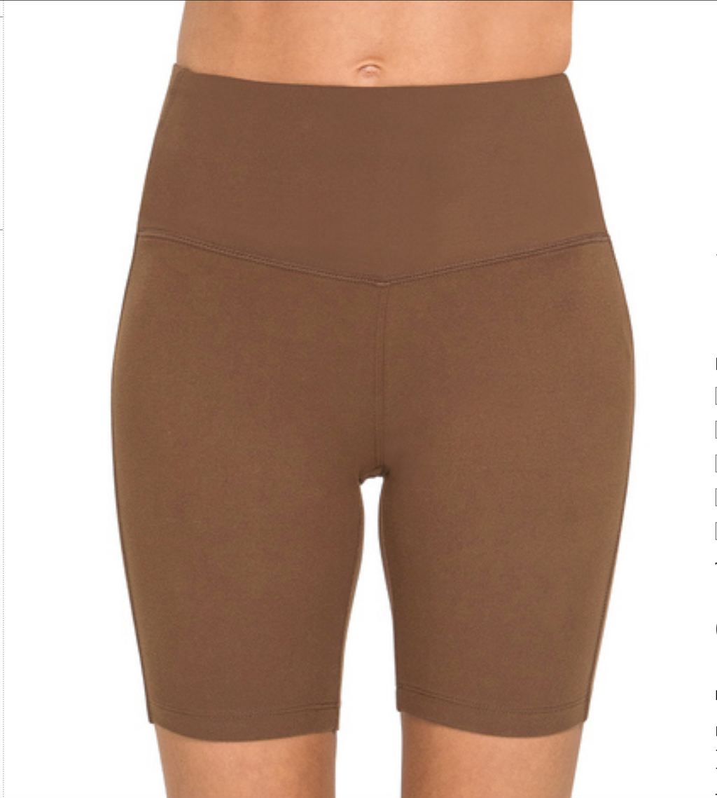 ZENANA BIKER SHORTS (MULTIPLE COLORS)