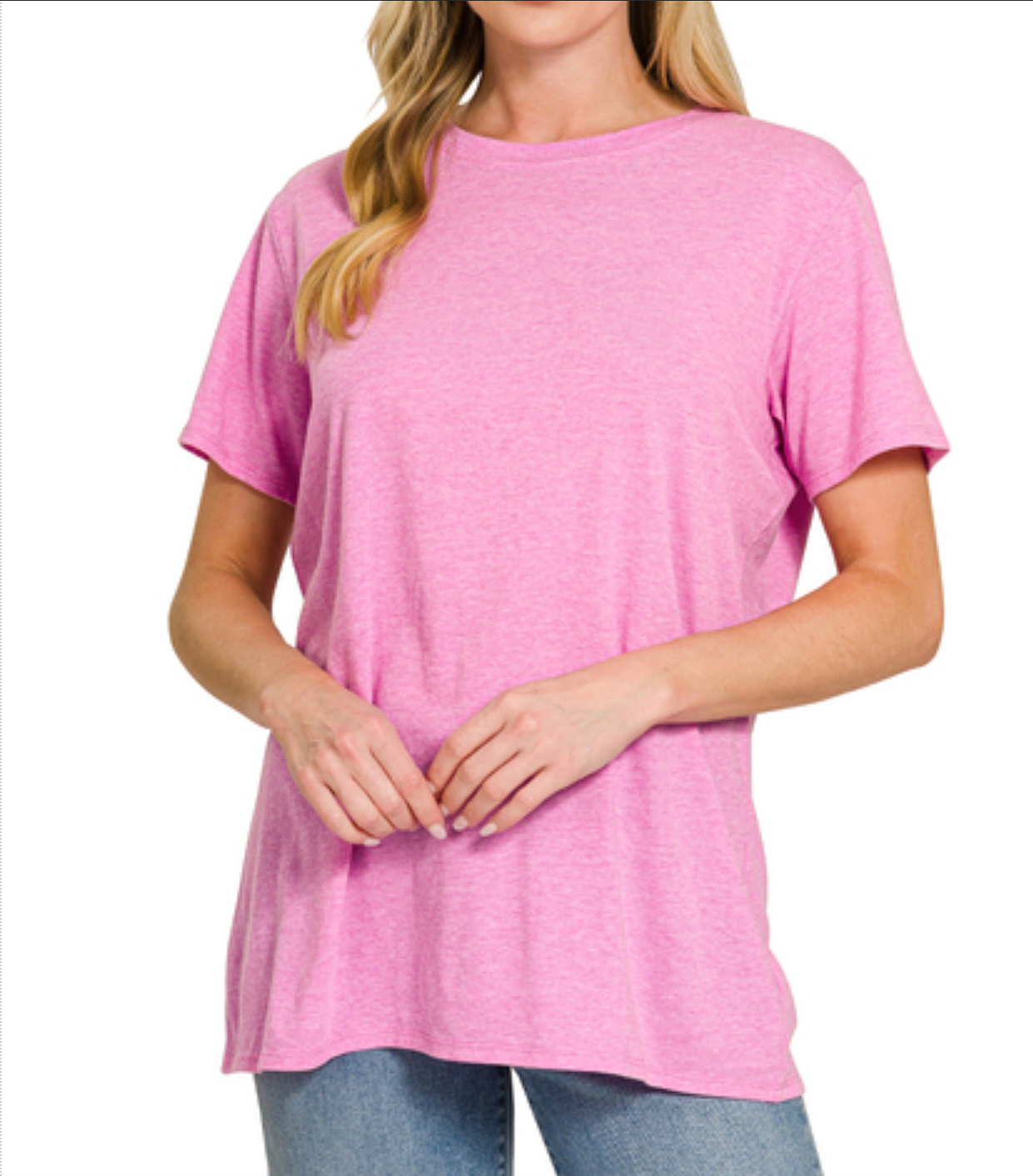 ZENANA BASIC TEES (MULTIPLE COLORS)