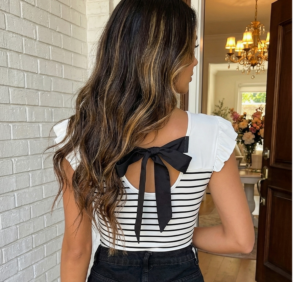 Ruffle Trim Tank